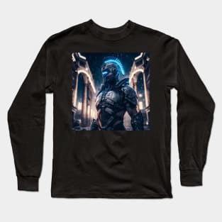 Cyberpunk Spartan Gladiator Long Sleeve T-Shirt